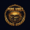 Pure Vibes Coffee Logo Striking